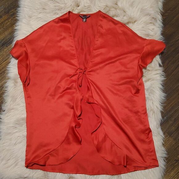 Victoria's Secret Red LOVE Robe Kimono One Size - Picture 3 of 8